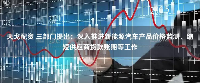 天戈配资 三部门提出：深入推进新能源汽车产品价格监测、缩短供应商货款账期等工作